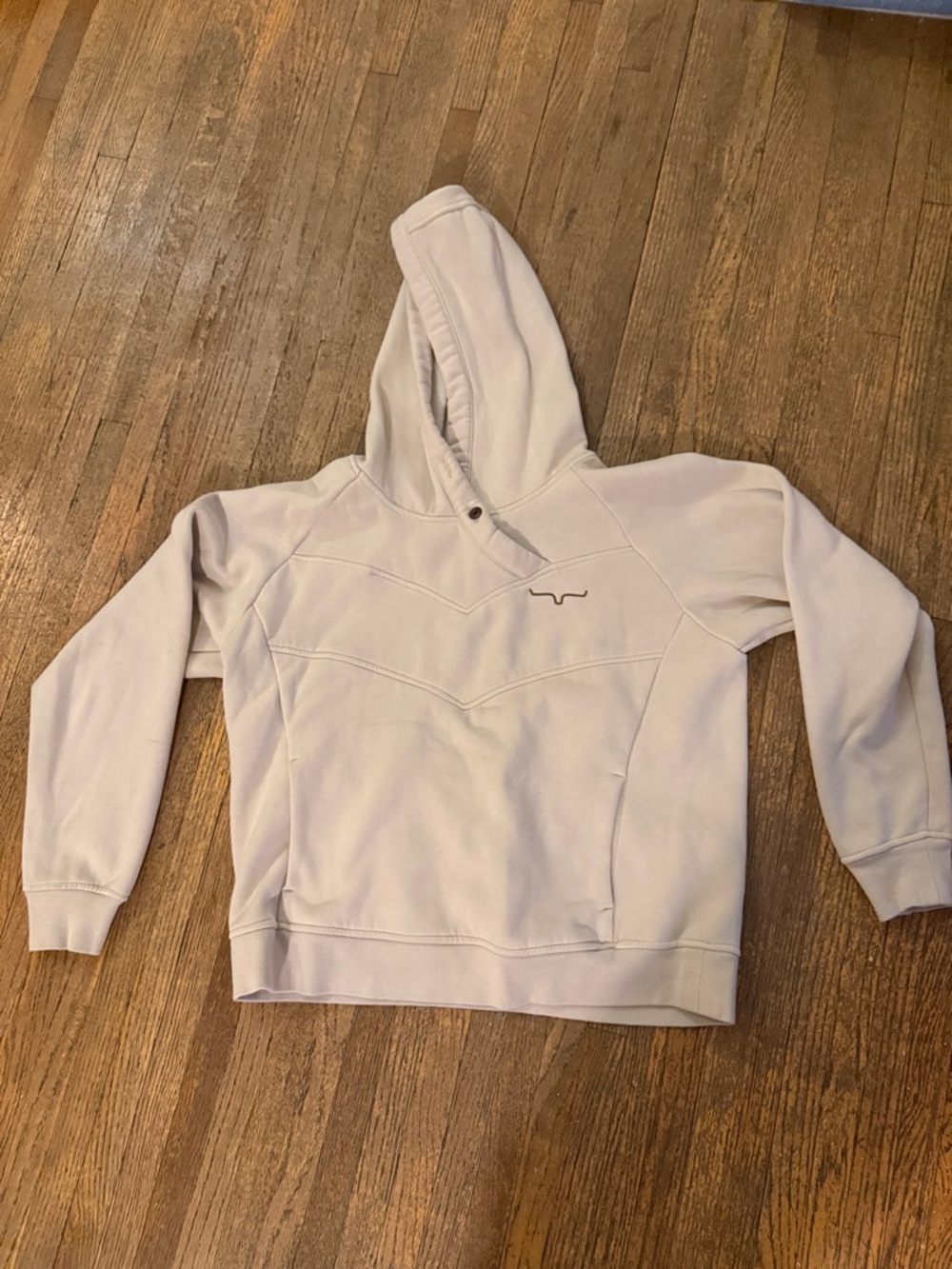 Kimes Ranch Cream Hooded Crewneck Sweatshirt